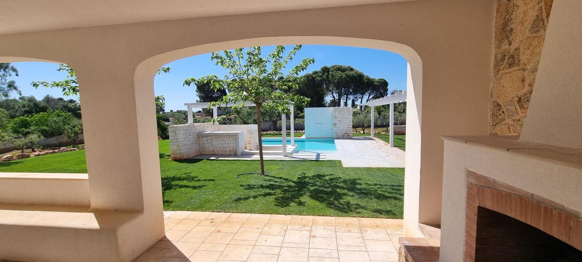 Villa Serena Piscina Tra Ulivi,6 Km Dalla Spiaggia Serranova Esterno foto