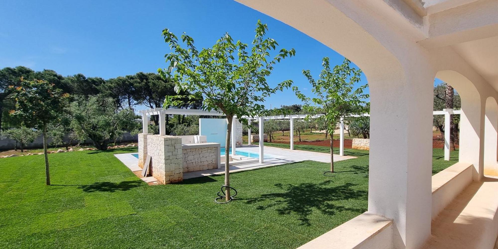 Villa Serena Piscina Tra Ulivi,6 Km Dalla Spiaggia Serranova Esterno foto