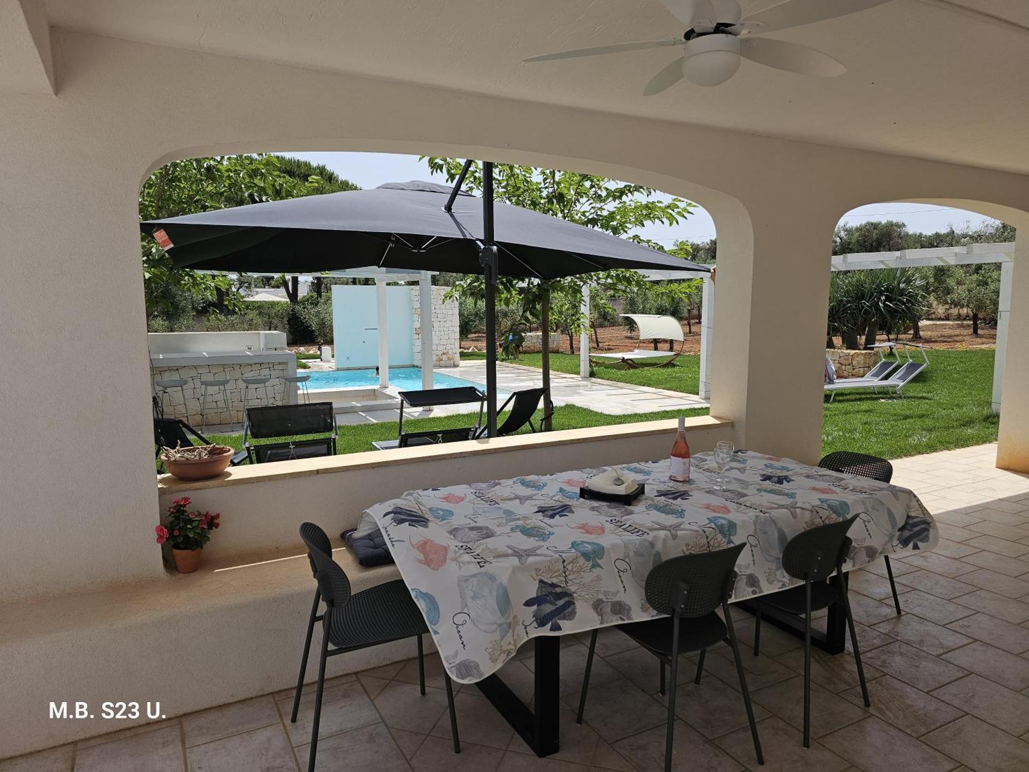 Villa Serena Piscina Tra Ulivi,6 Km Dalla Spiaggia Serranova Esterno foto